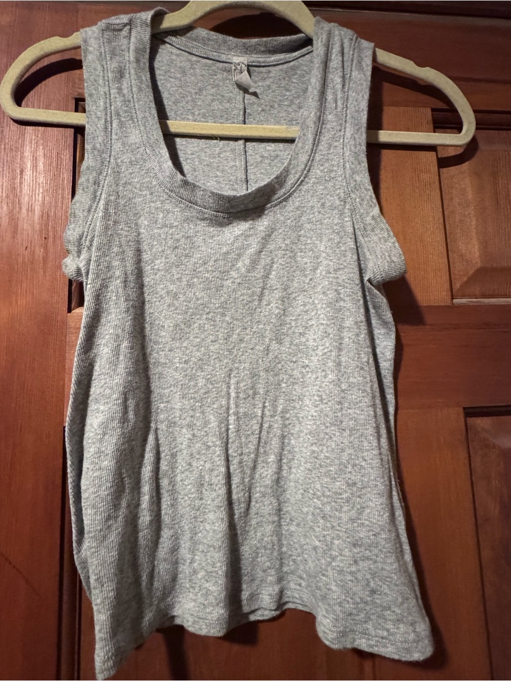 Intimately by Free People Women's Gray Tank Top - Soft Ribbed Tank
